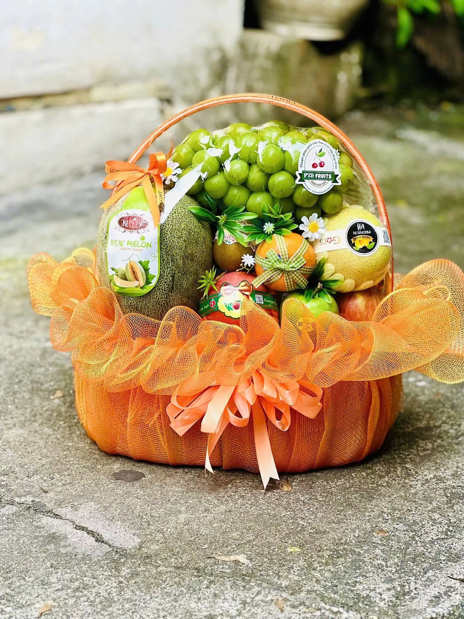 Giỏ Trái Cây G-28 – Kiều Fruit Đà Nẵng